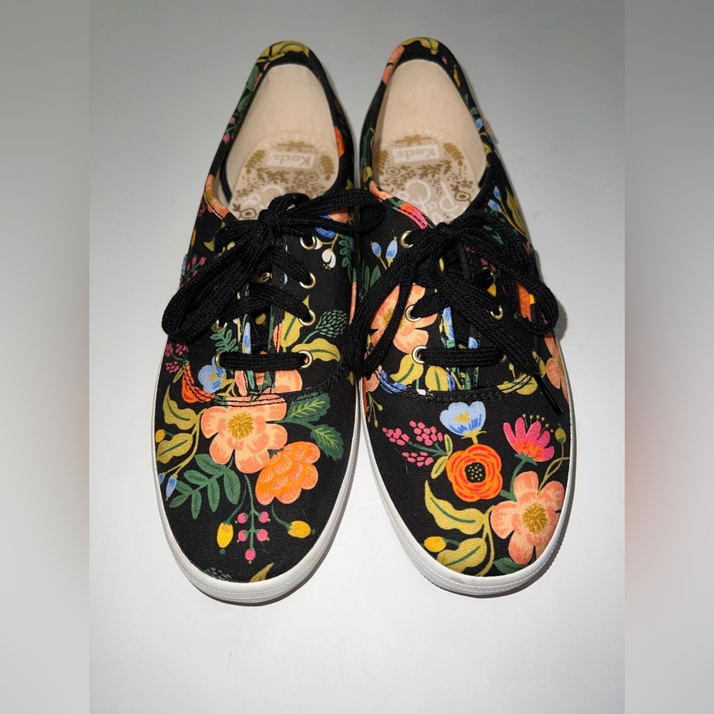 Keds Women’s x Rifle Paper Co. Champion Lively Floral, Size 9.5